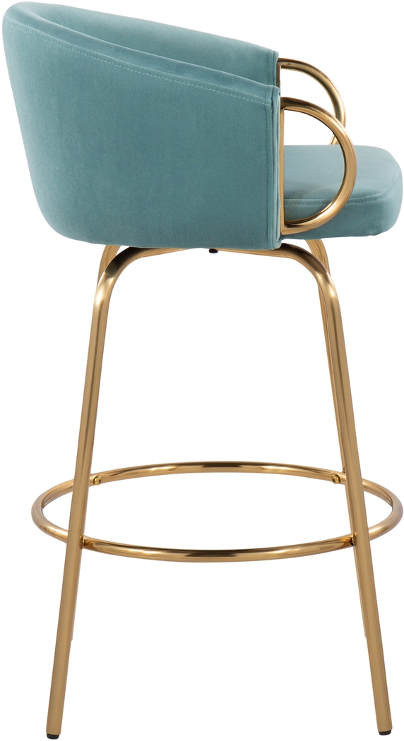 Amarante Blue Counter Stool Set of 2 - Thumbnail - Image 3