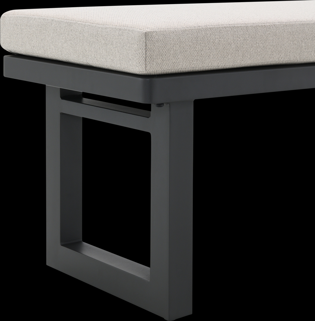 Outdoor Amare Tan Dining Bench - Thumbnail - Image 4