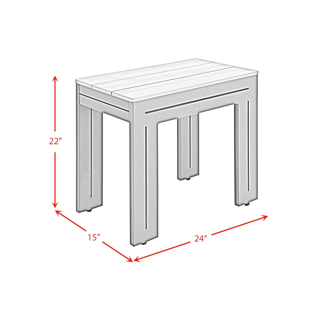 Outdoor Amare Tan End Table - Thumbnail - Image 6