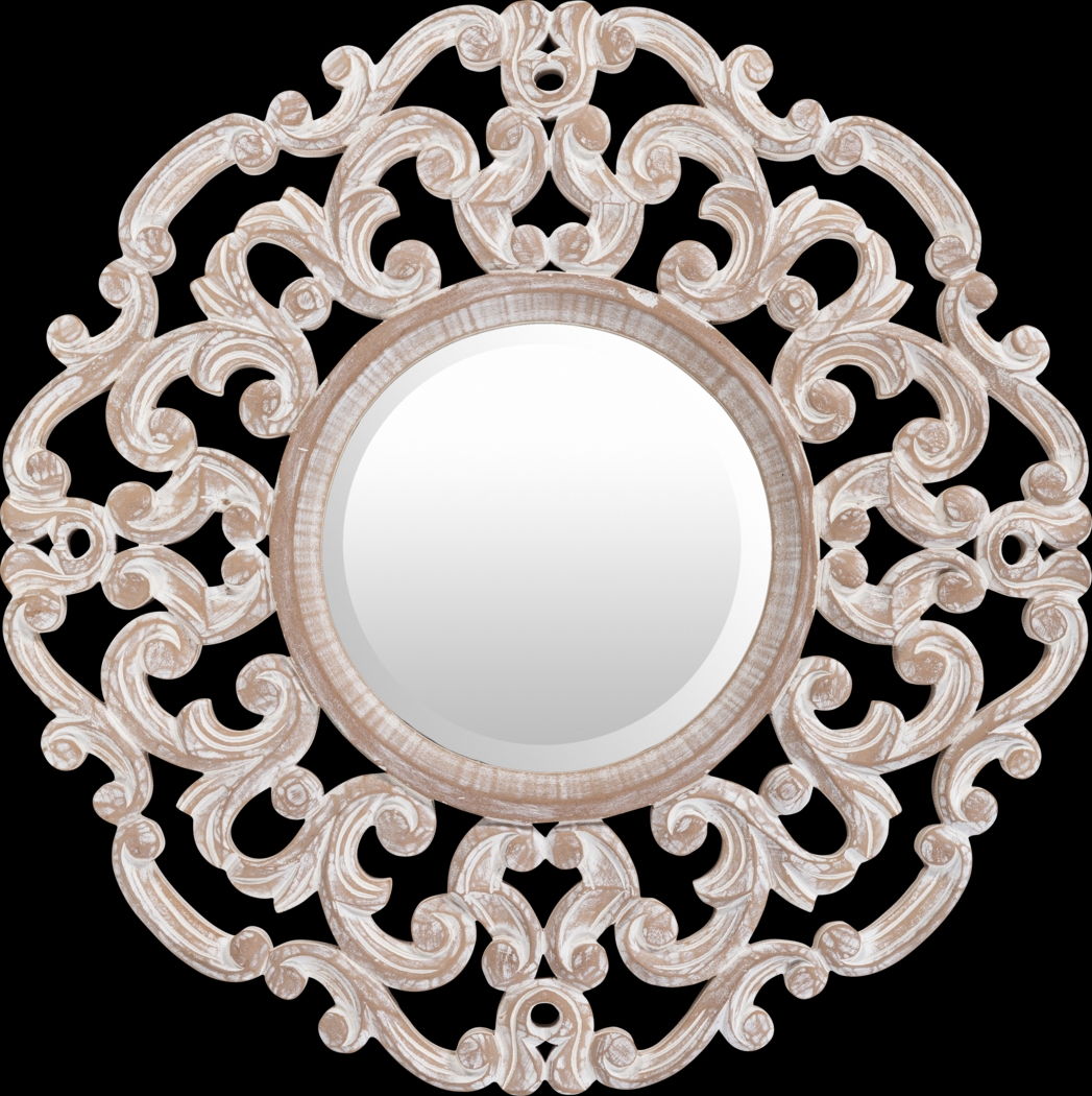Amariah White Mirror - Thumbnail - Image 1
