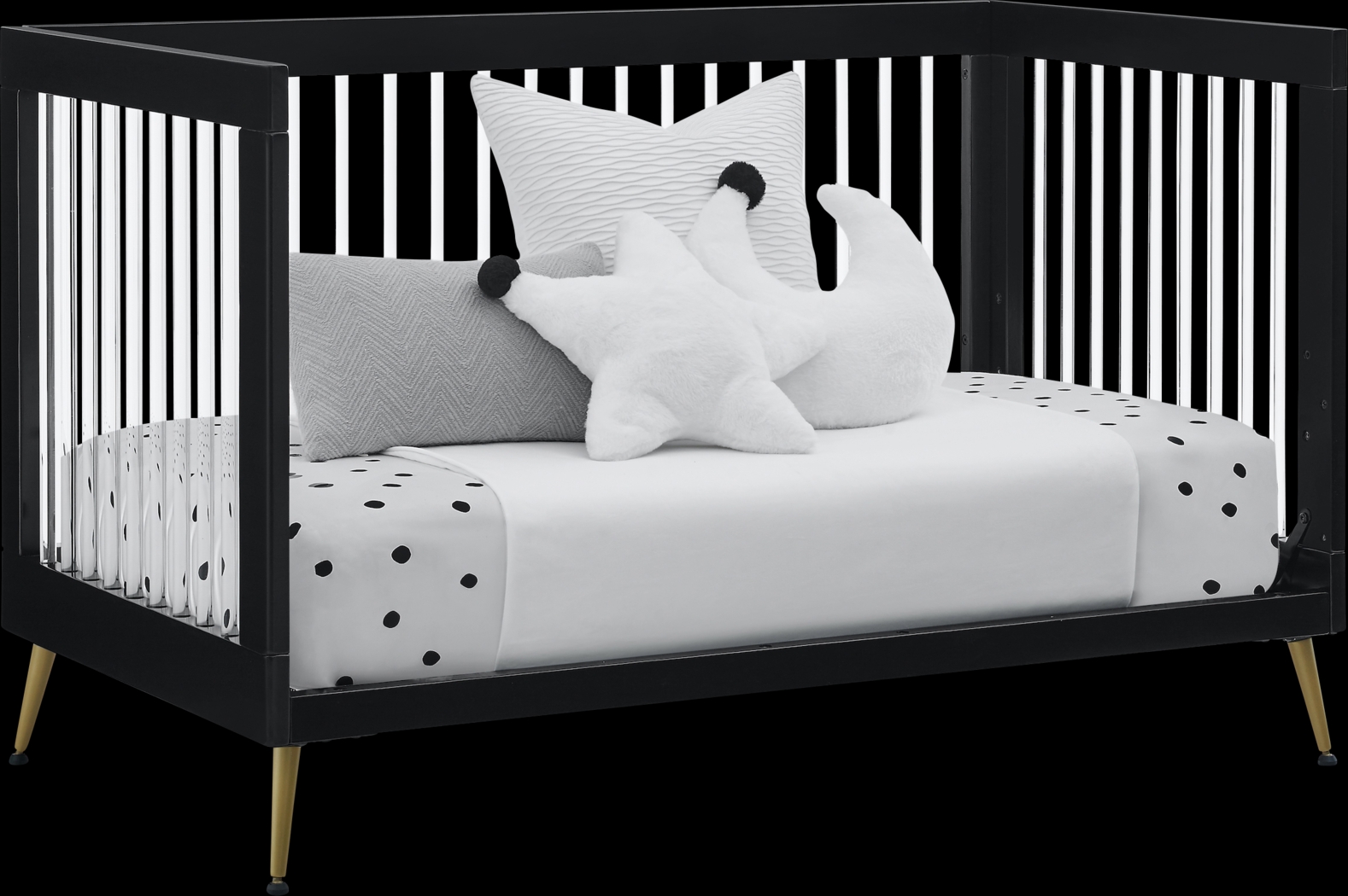 Amarine Black Convertible Crib - Thumbnail - Image 6