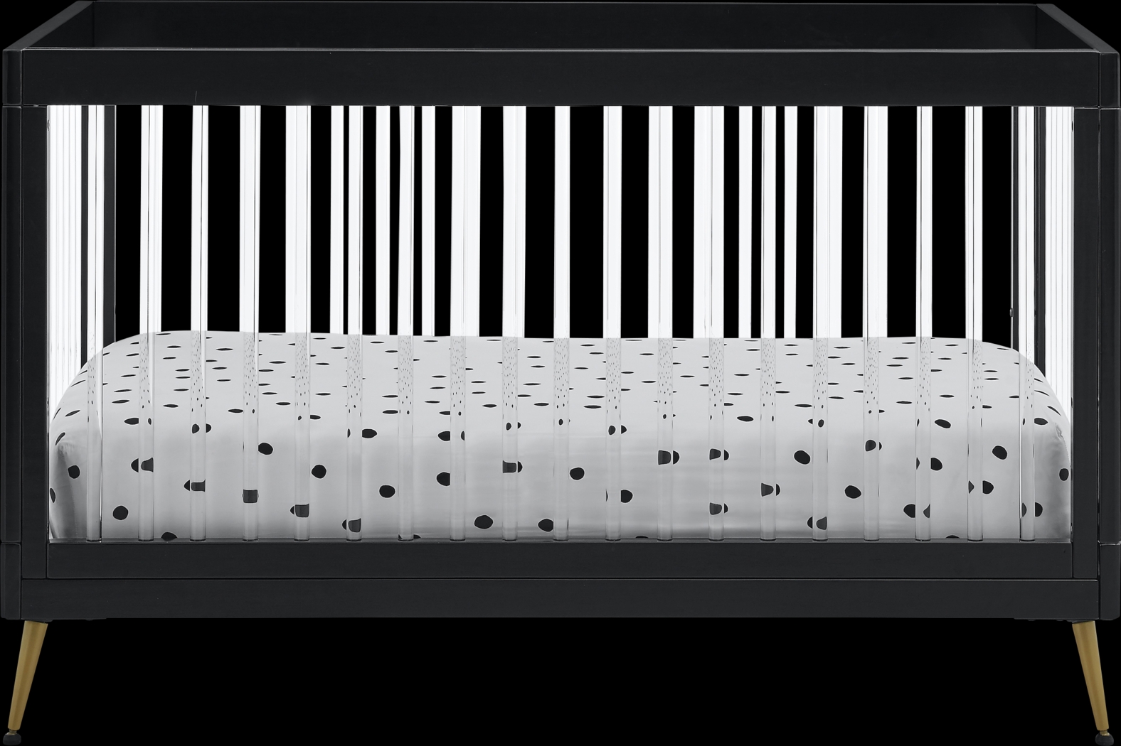 Amarine Black Convertible Crib - Thumbnail - Image 1