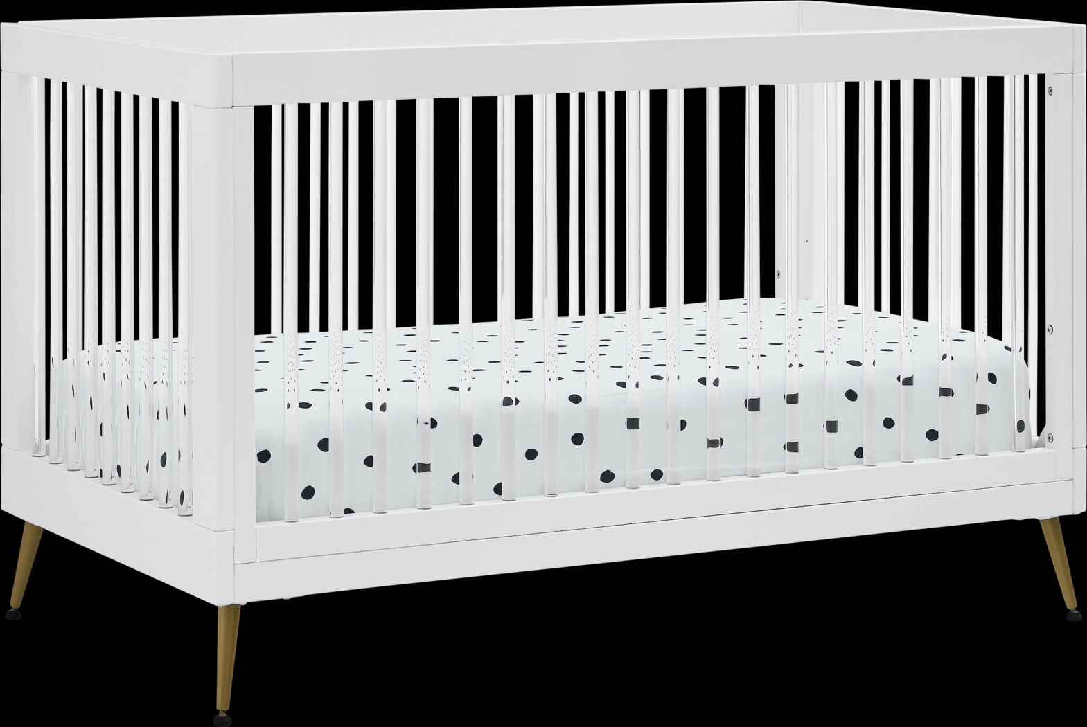 Kids Amarine White Convertible Crib - Thumbnail - Image 4