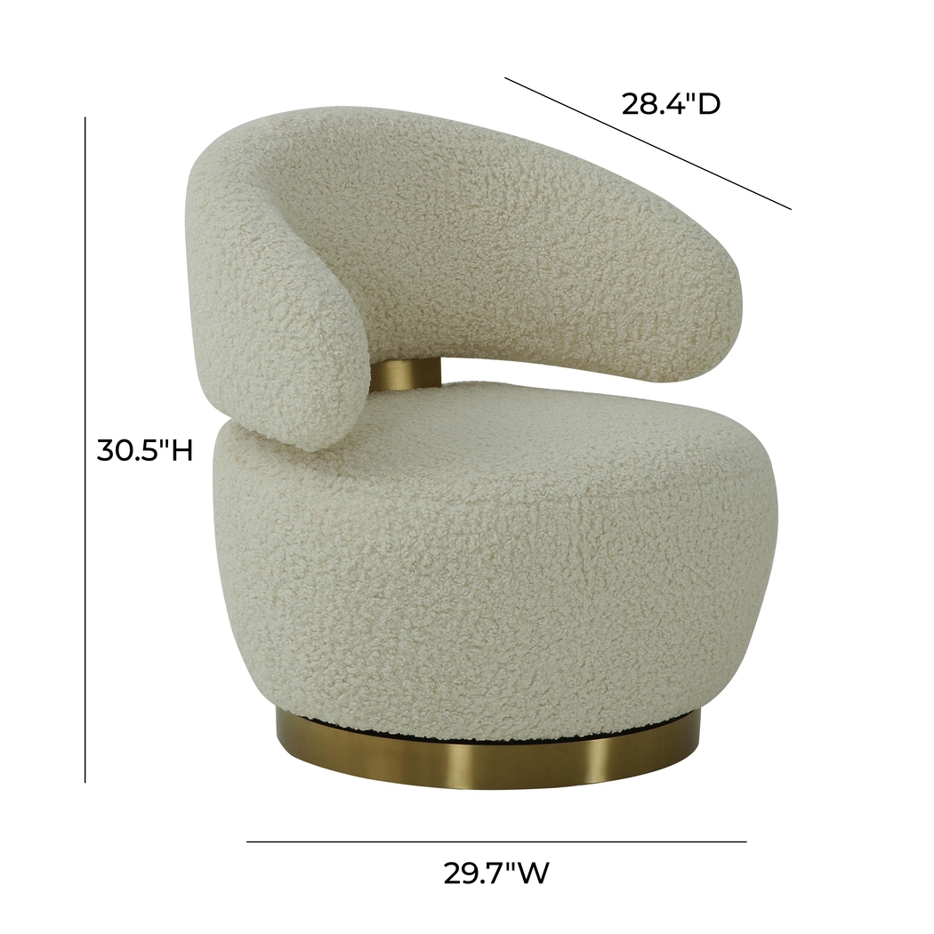 Amarjay Beige Accent Chair - Thumbnail - Image 6