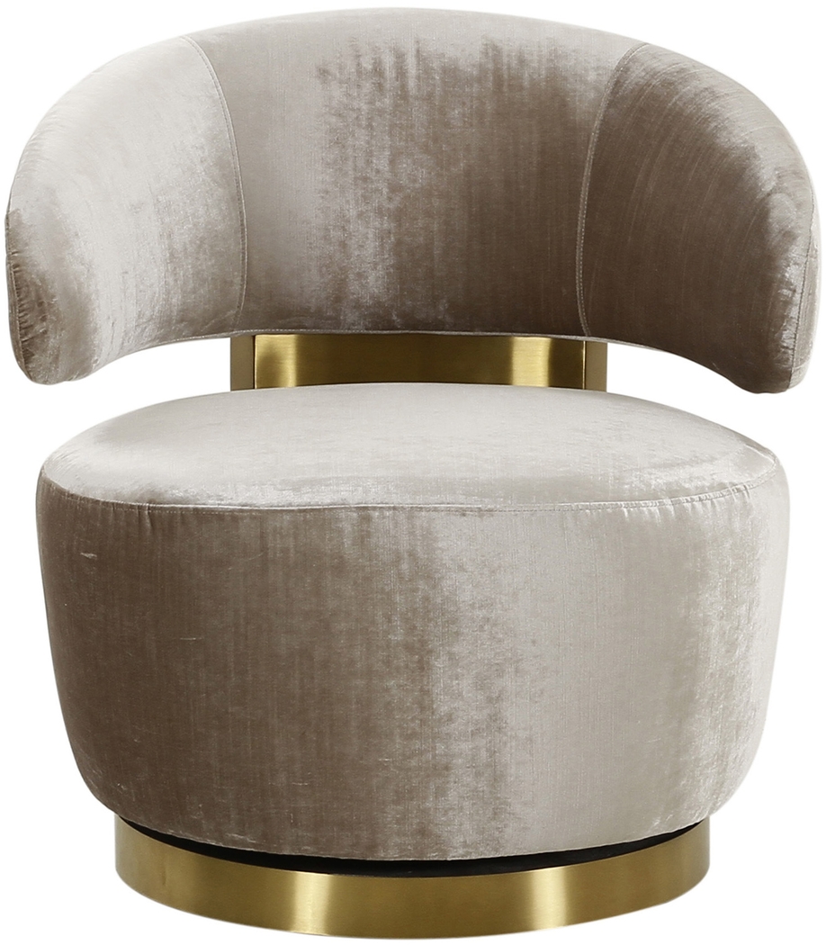 Amarjay Champagne Accent Chair - Thumbnail - Image 2