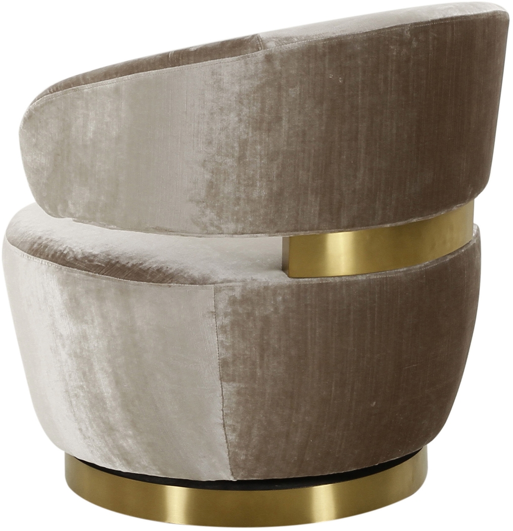 Amarjay Champagne Accent Chair - Thumbnail - Image 3