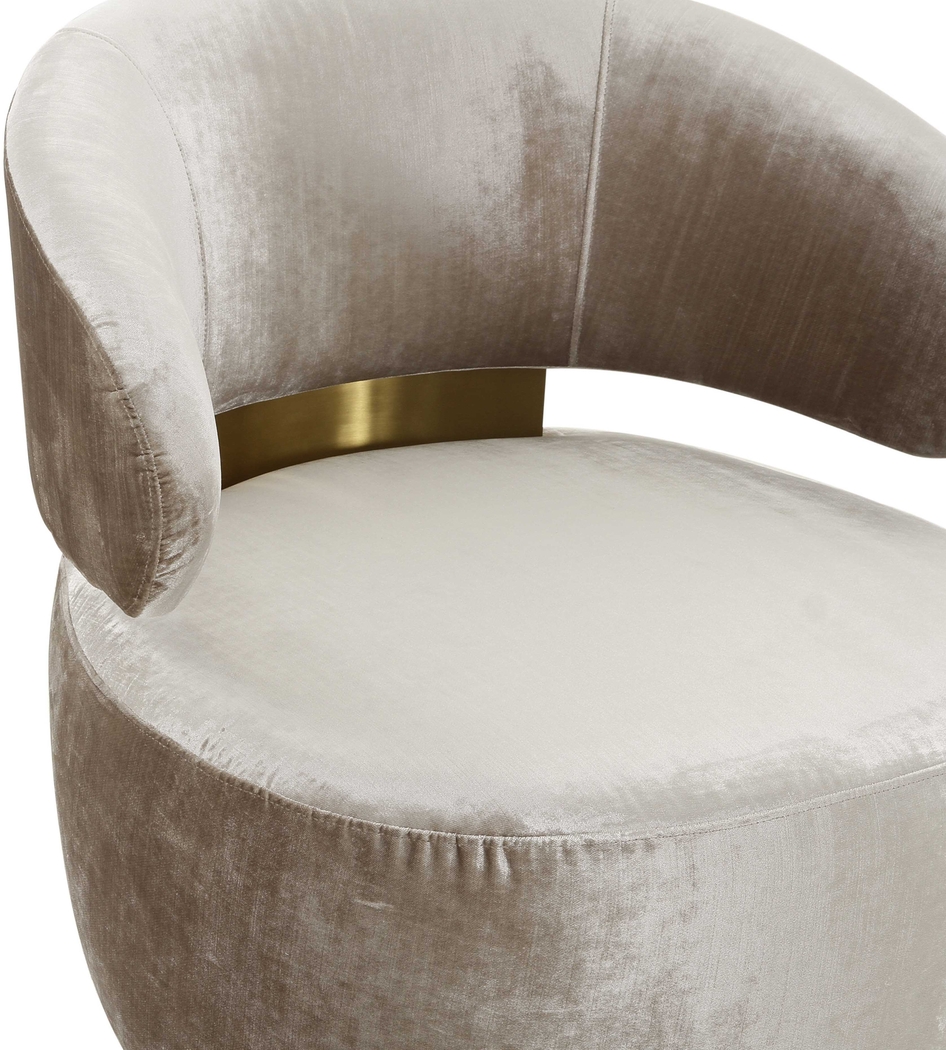 Amarjay Champagne Accent Chair - Thumbnail - Image 4