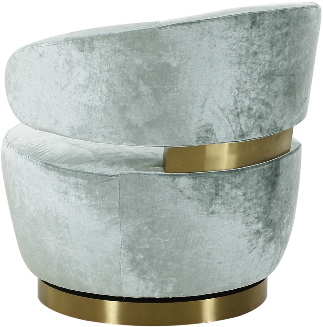 Amarjay Light Blue Accent Chair - Thumbnail - Image 3