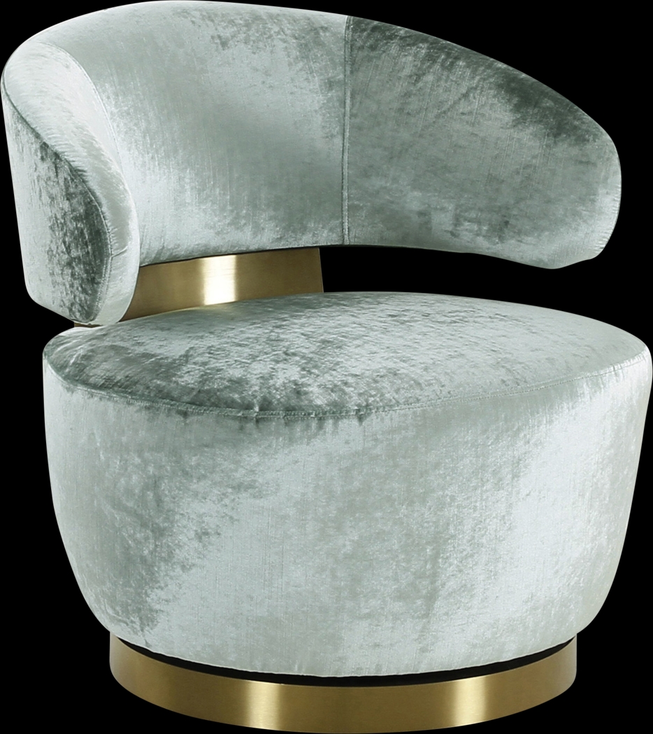 Amarjay Light Blue Accent Chair - Thumbnail - Image 1