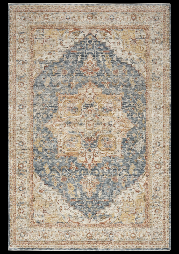 Amaru Blue 2'3 x 10'2 Runner Rug - Thumbnail - Image 1