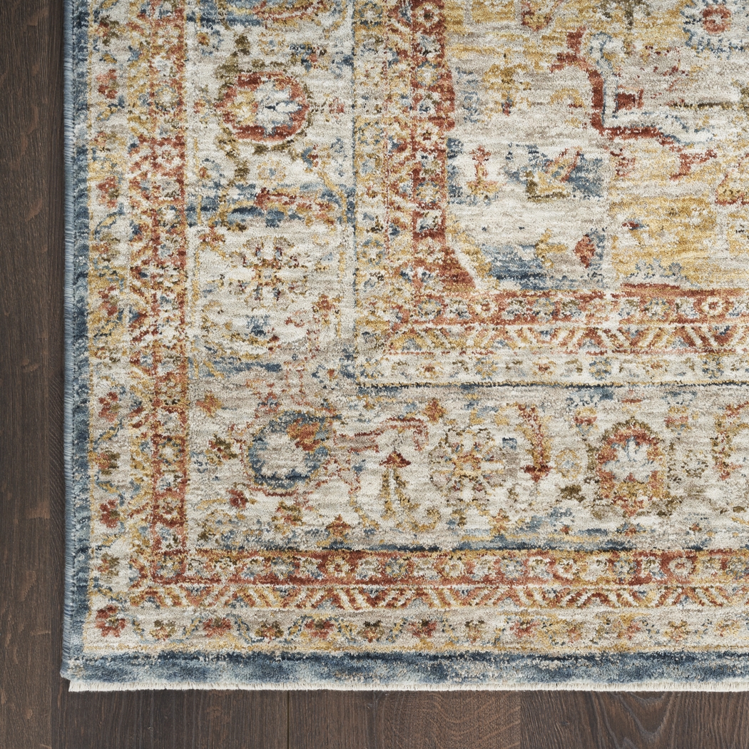 Amaru Blue 5'3 x 7'8 Rug - Thumbnail - Image 5