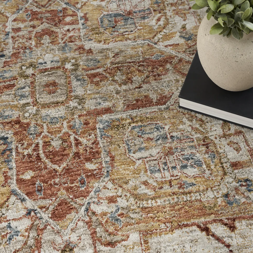 Amaru Beige 7'10 x 10'4 Rug - Thumbnail - Image 6