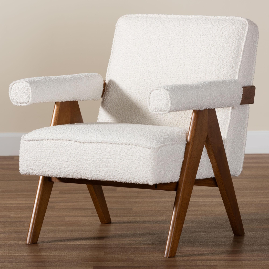 Amatasia Cream Accent Chair - Thumbnail - Image 3