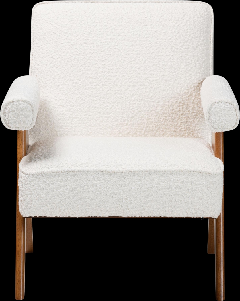 Amatasia Cream Accent Chair - Thumbnail - Image 5