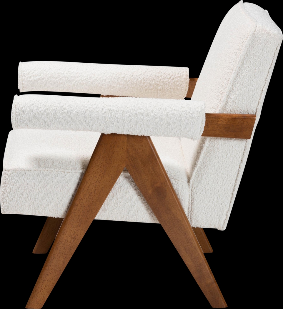 Amatasia Cream Accent Chair - Thumbnail - Image 6