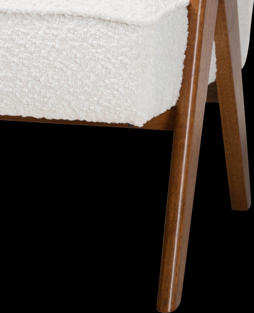 Amatasia Cream Accent Chair - Thumbnail - Image 9