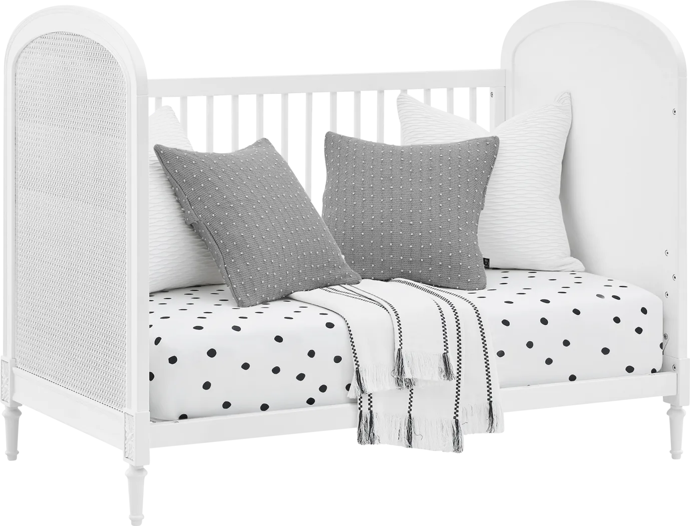 Kids Amaury White Convertible Crib - Thumbnail - Image 6