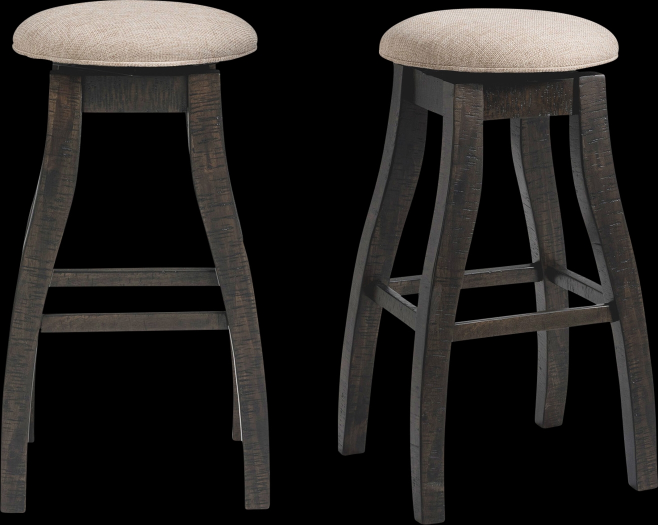 Amawalk Brown Bar Stool Set - Thumbnail - Image 1