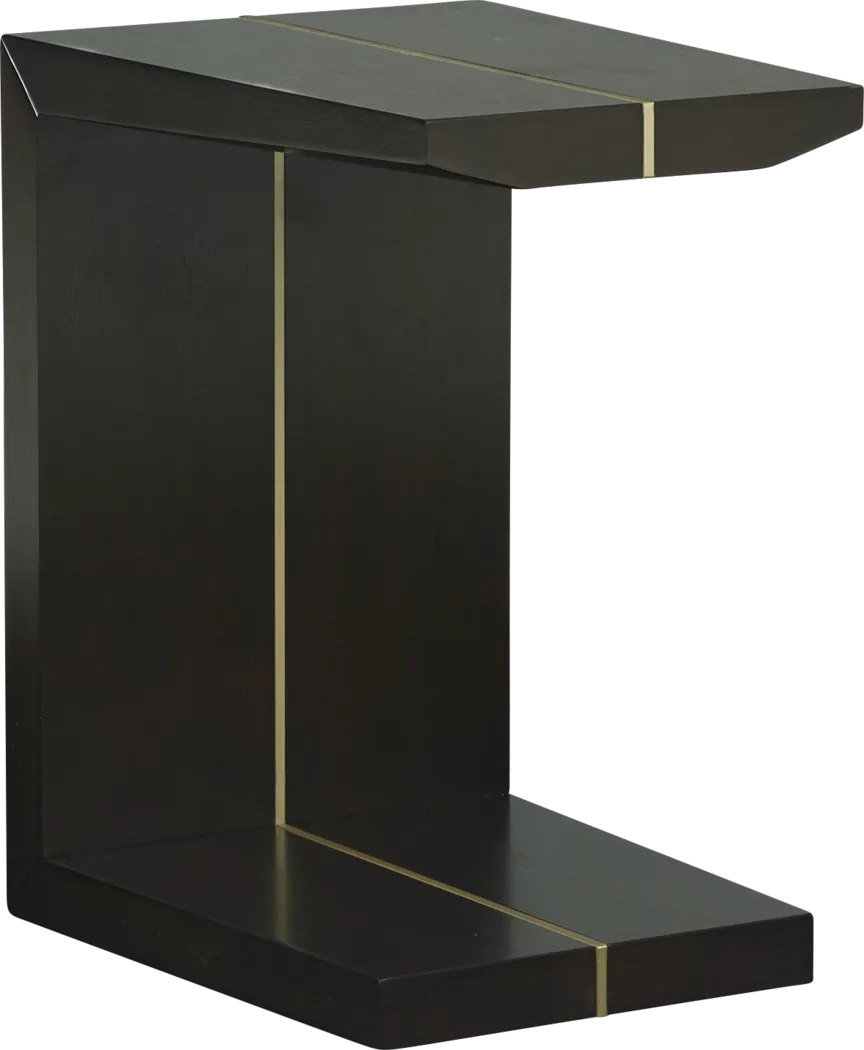 Ambassador Place Espresso Chairside Table - Thumbnail - Image 1