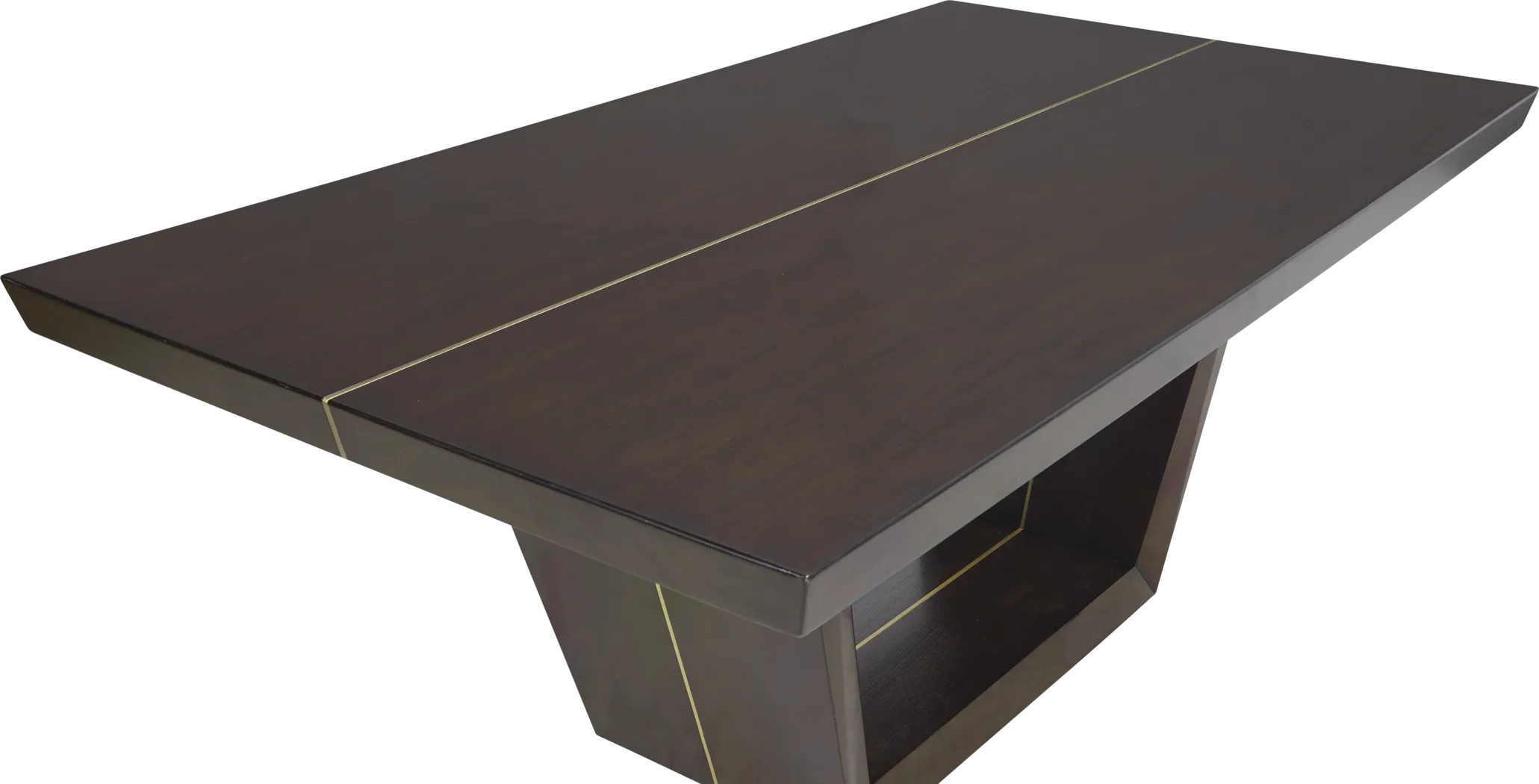 Ambassador Place Espresso Rectangle Dining Table - Thumbnail - Image 2