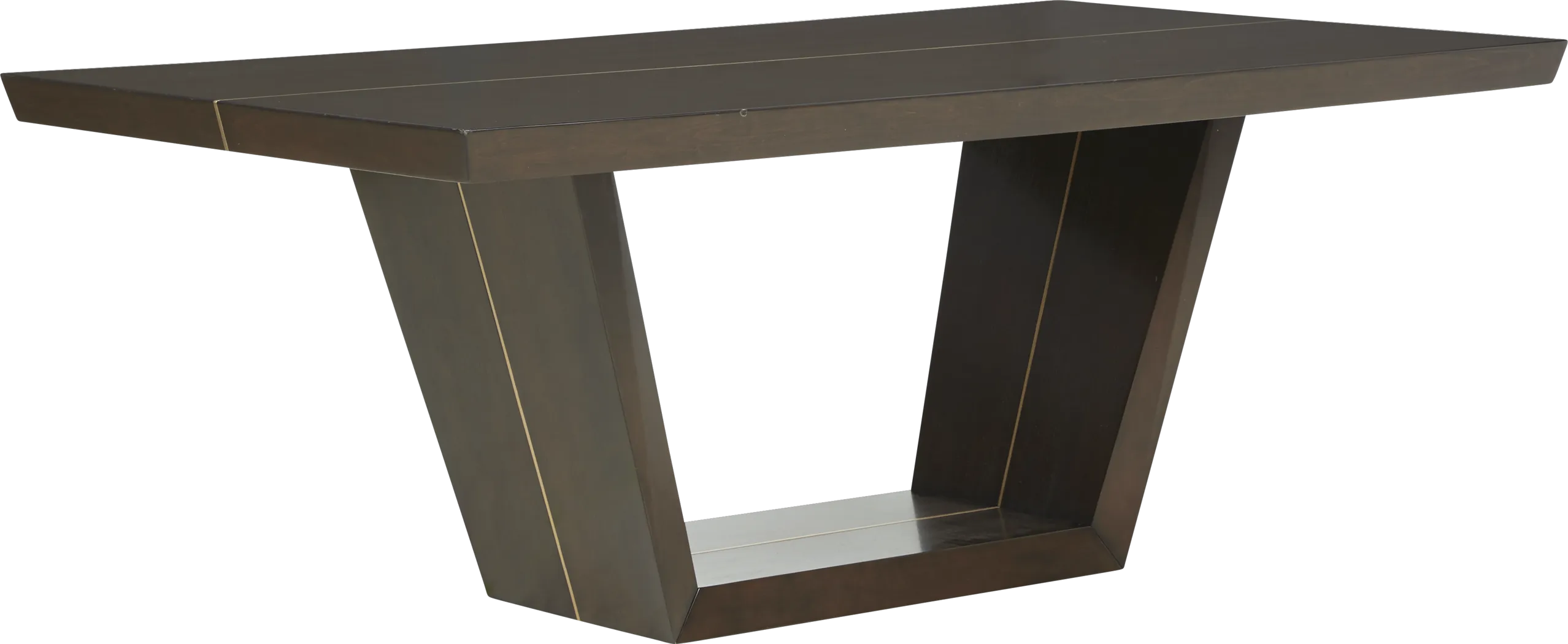 Ambassador Place Espresso Rectangle Dining Table - Thumbnail - Image 1