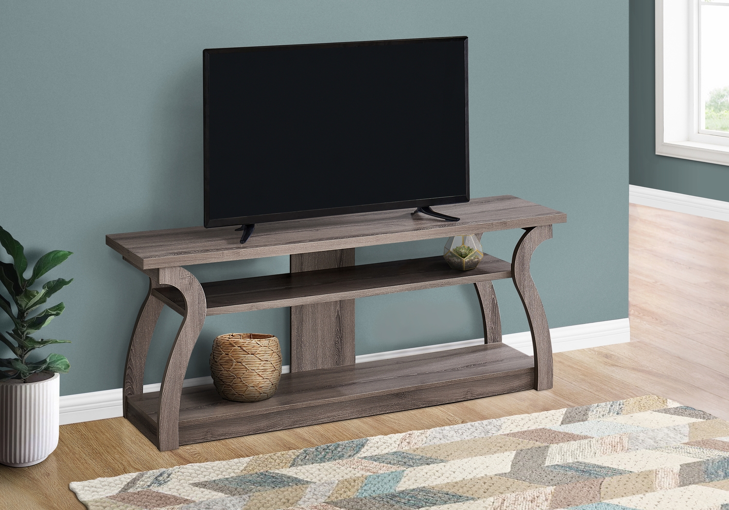Ambaum Taupe 60 in. Console - Thumbnail - Image 3