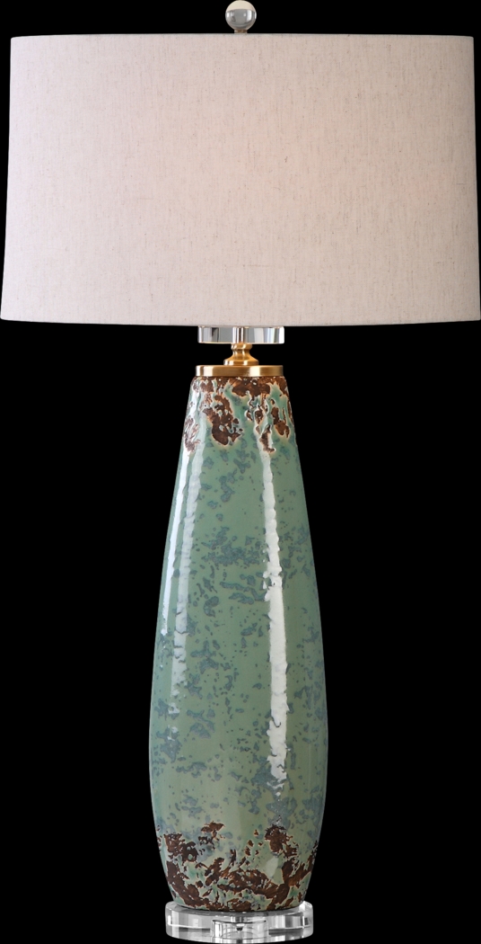 Amberbrook Green Lamp - Thumbnail - Image 1