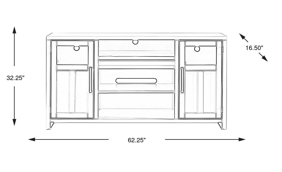 Dimension Image. Please refer to the Dimension Tab on this page for dimension details.