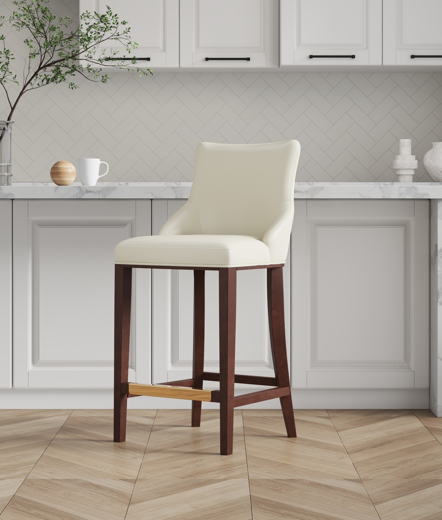 Amberleey Ivory Barstool - Thumbnail - Image 2