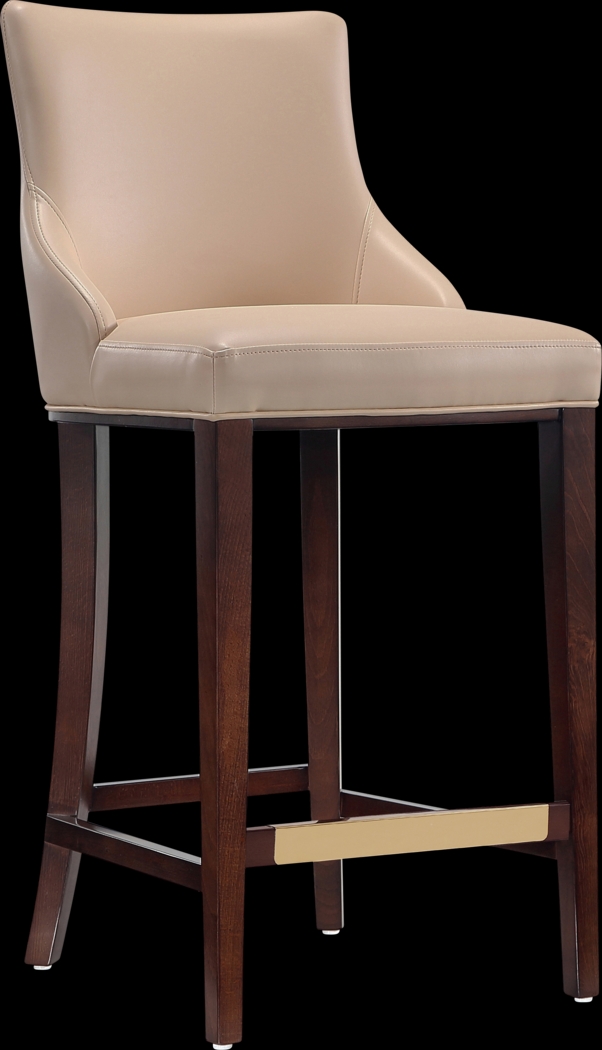 Amberleey Tan Barstool - Thumbnail - Image 1