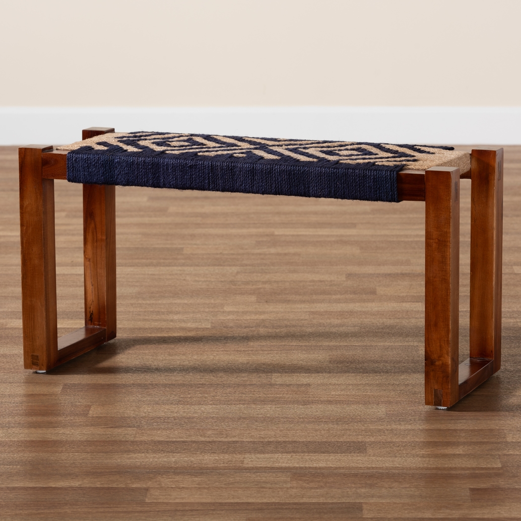 Amberleigh Brown Accent Bench - Thumbnail - Image 7