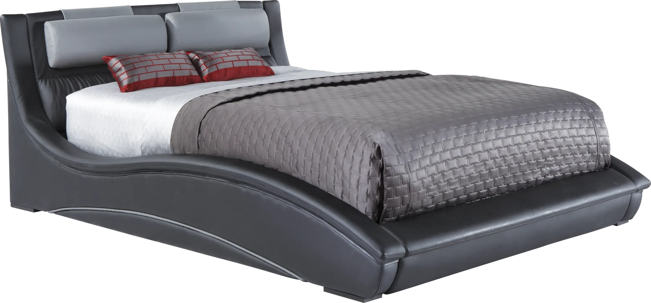 Amberley Black 3 Pc King Bed - Thumbnail - Image 1