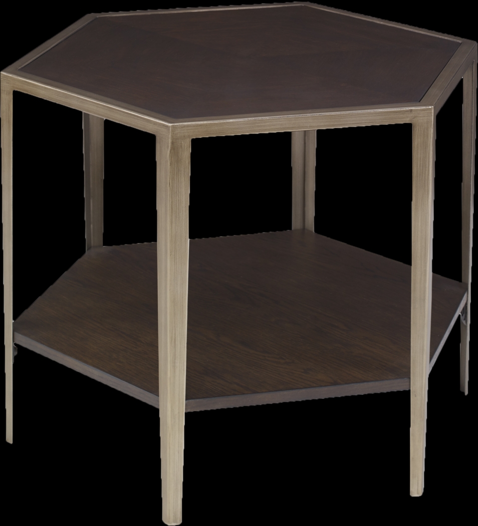 Amberset Brown Accent Table - Thumbnail - Image 1