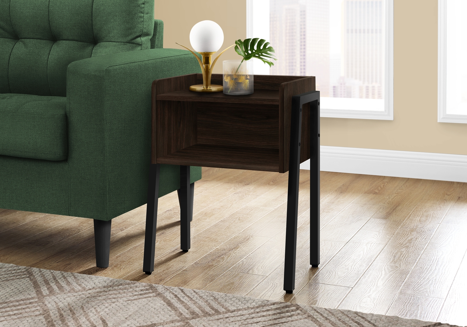 Amberstone Espresso End Table - Thumbnail - Image 3