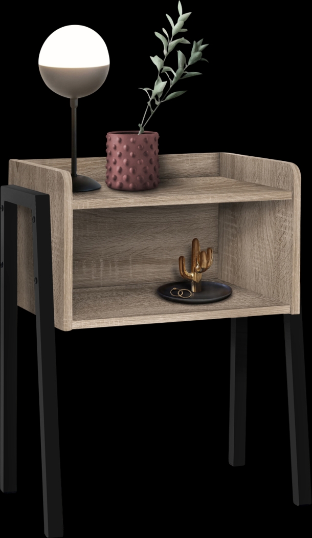 Amberstone Taupe End Table - Thumbnail - Image 1