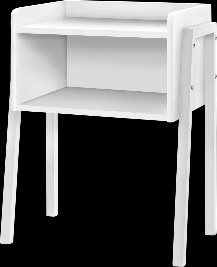 Amberstone White End Table - Thumbnail - Image 2