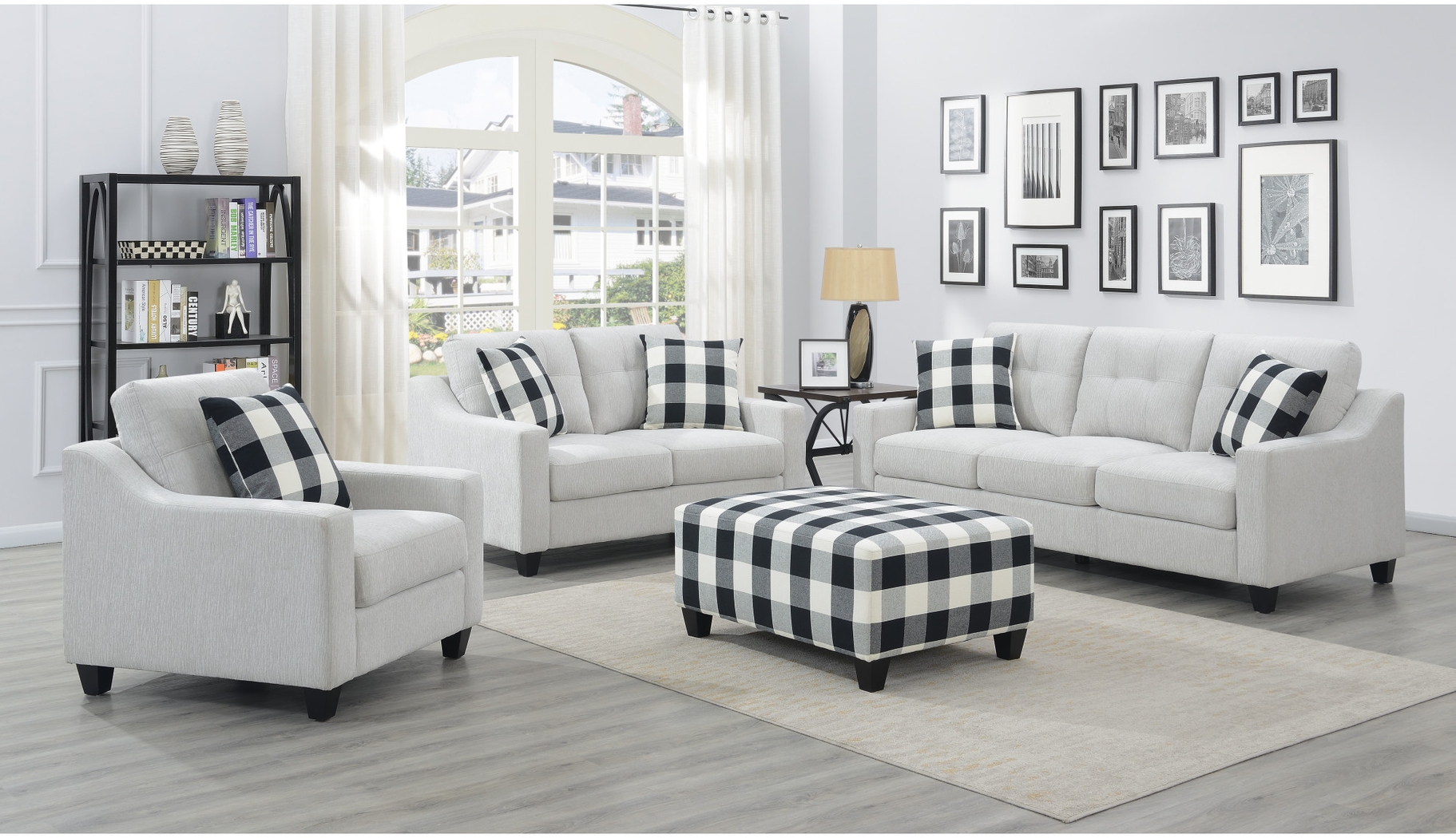 Amberview Black Ottoman - Thumbnail - Image 4