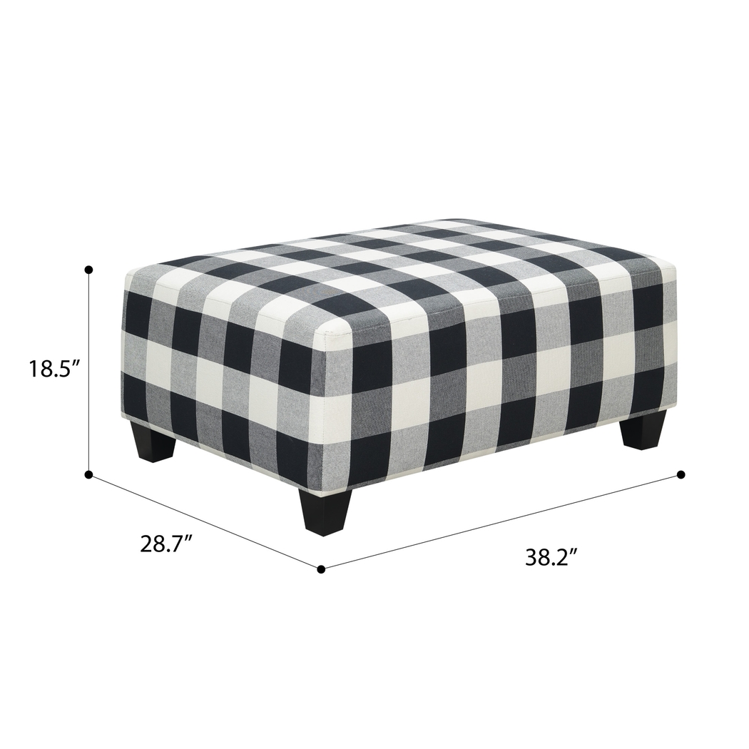 Amberview Black Ottoman - Thumbnail - Image 5
