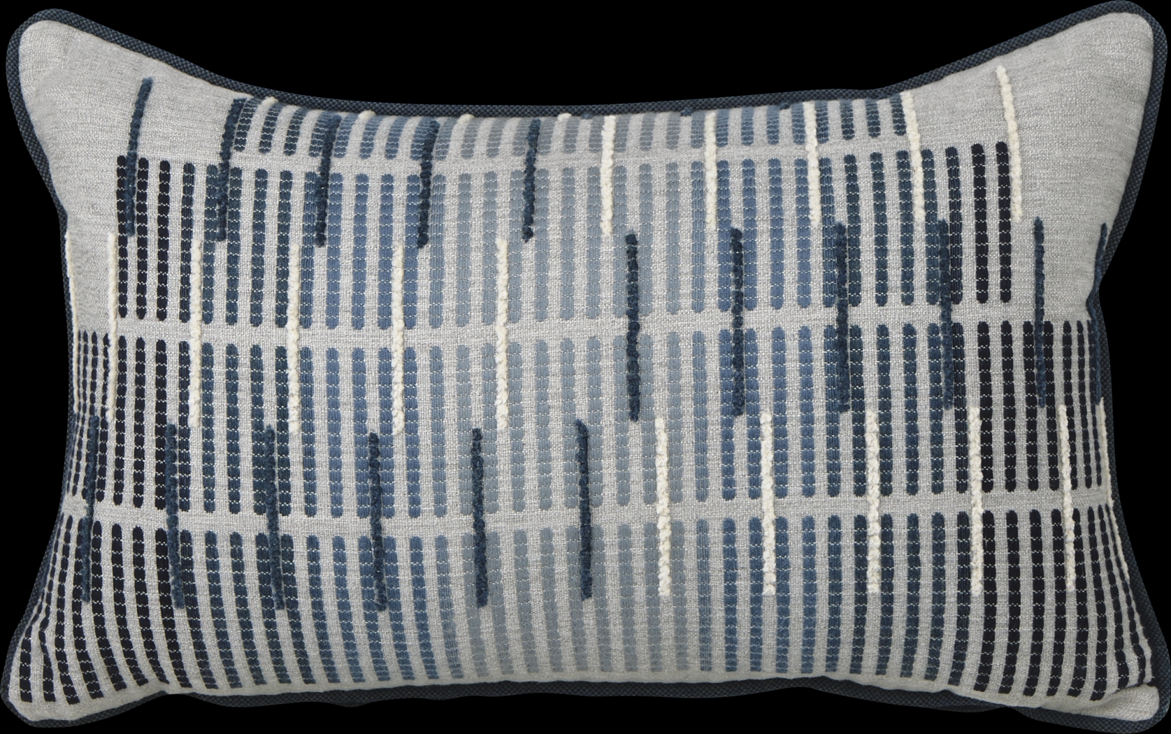 Ambient Denim Indoor/Outdoor Accent Pillow - Thumbnail - Image 1