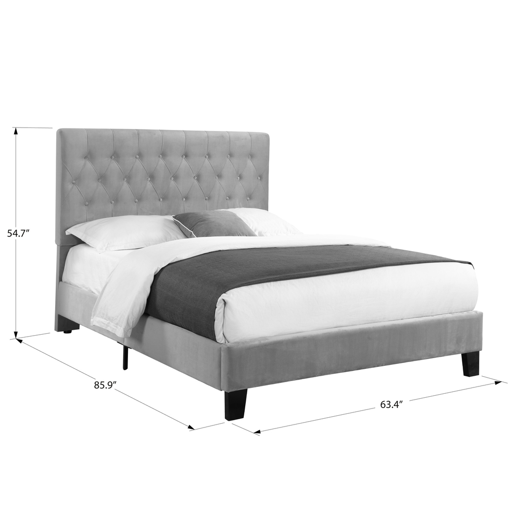 Ambiwood Dark Gray Queen Bed - Thumbnail - Image 6