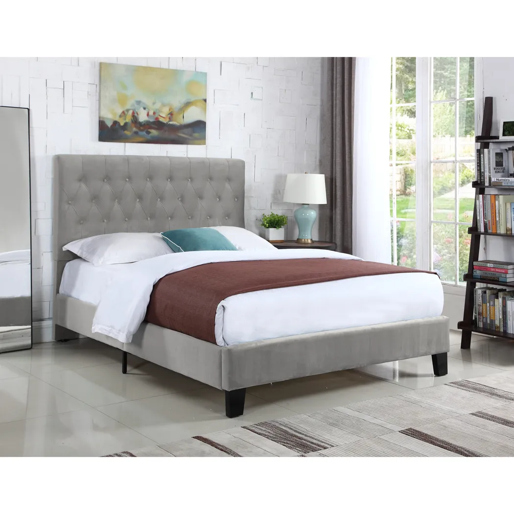 Ambiwood Light Gray Full Bed - Thumbnail - Image 5