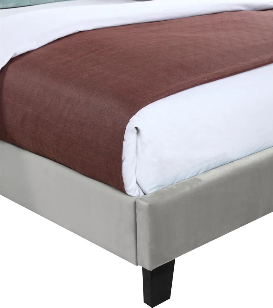 Ambiwood Light Gray Twin Bed - Thumbnail - Image 4