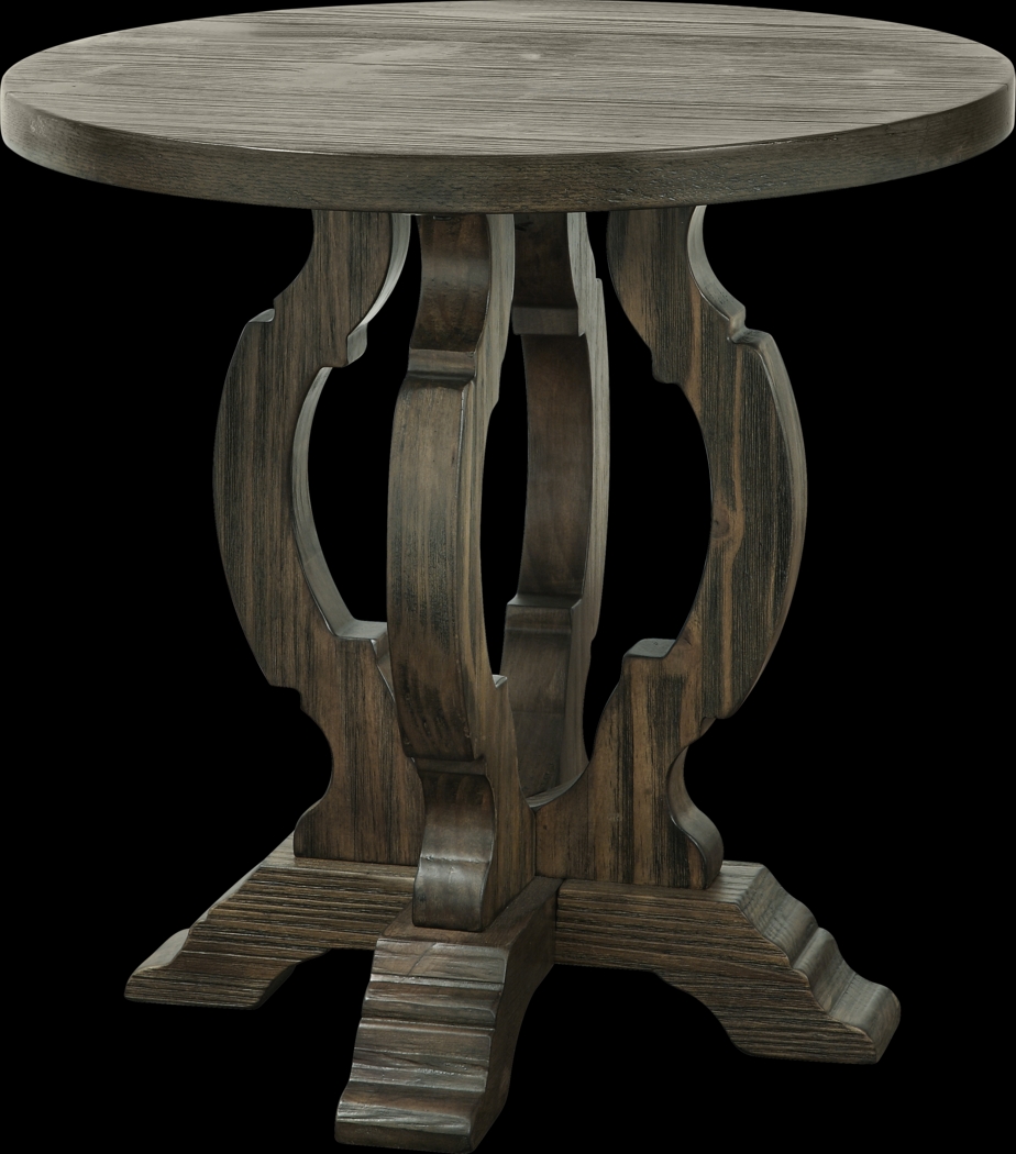 Amblecote Brown Accent Table - Thumbnail - Image 2