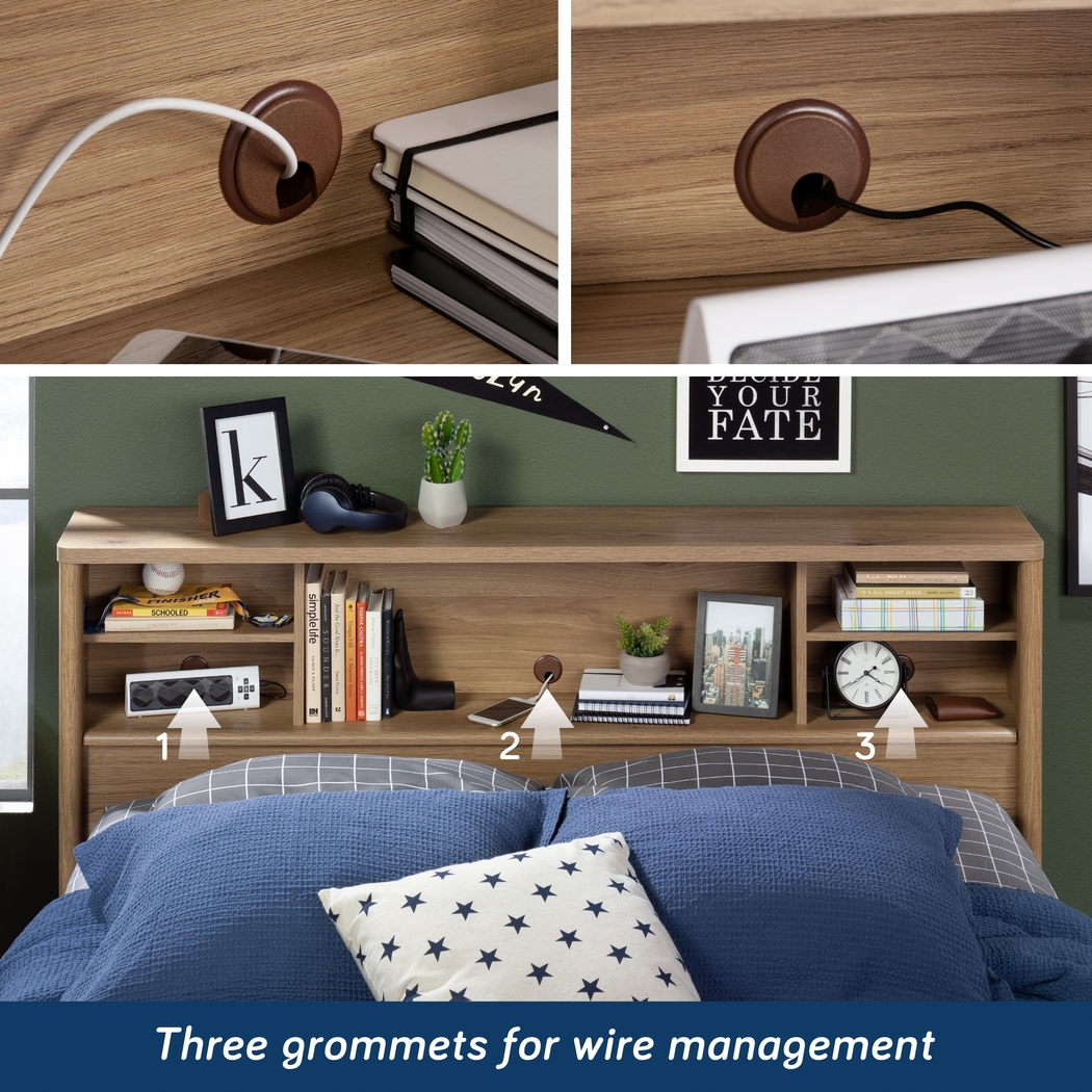 Amblery Brown Full/Queen Headboard - Thumbnail - Image 4