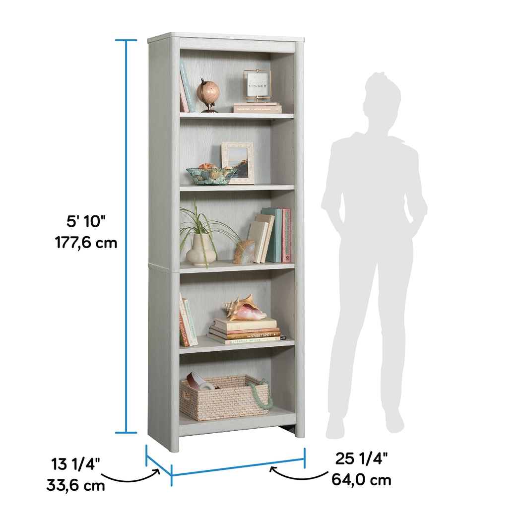 Amblery Gray Bookcase - Thumbnail - Image 3