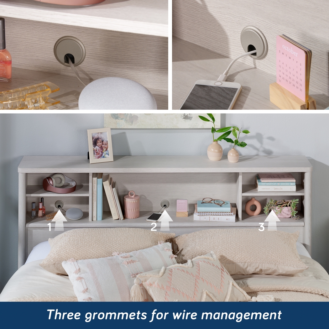 Amblery Gray Full/Queen Headboard - Thumbnail - Image 4