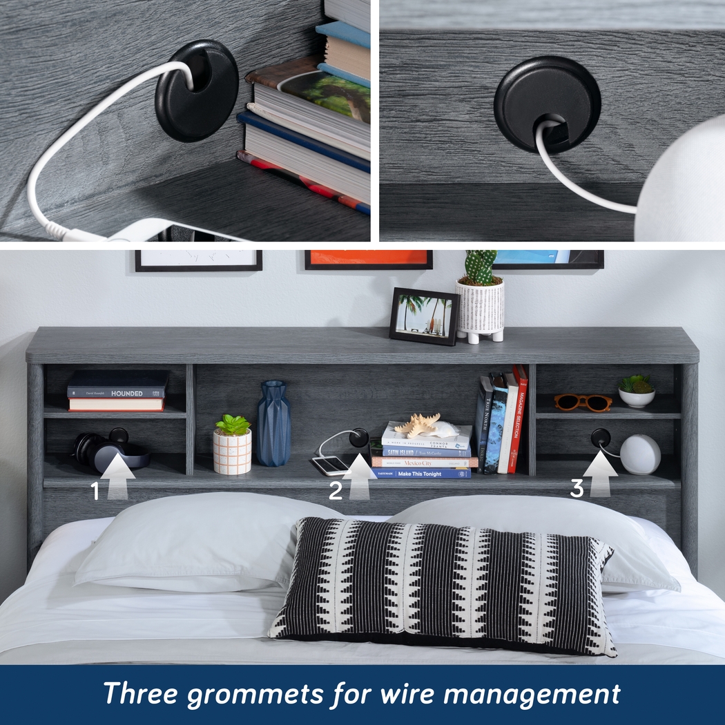 Amblery Navy Full/Queen Headboard - Thumbnail - Image 4