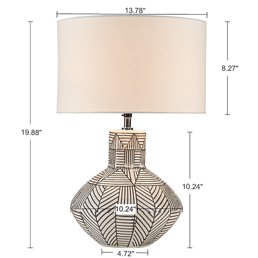 Ambre Lake White Lamp - Thumbnail - Image 9
