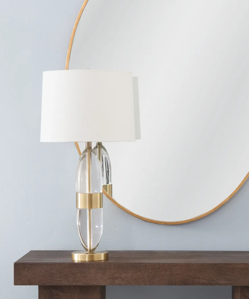 Ambrose Gold Lamp - Image 2