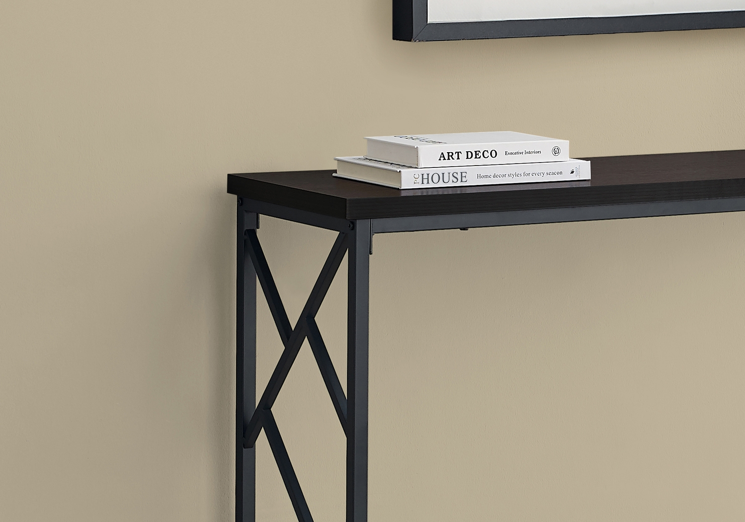 Ambur Espresso Console Table - Thumbnail - Image 3